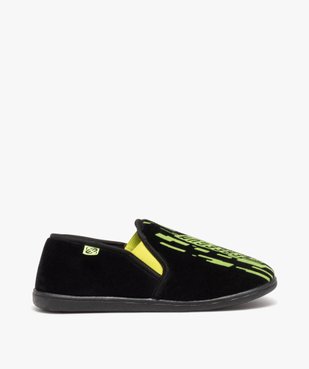 Chaussons en velours imprimé garçon - Freegun vue1 - FREEGUN - GEMO