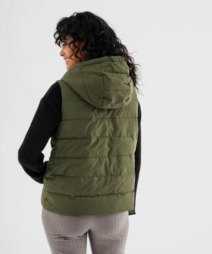 Doudoune sans manches réversible à capuche femme vue10 - GEMO 4G FEMME - GEMO