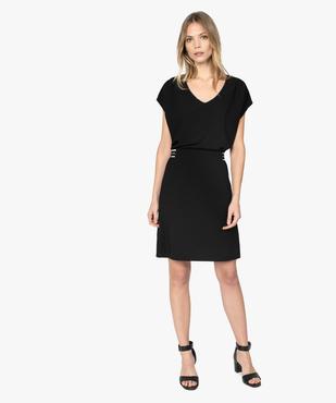Robe de cérémonie femme avec touches pailletées vue5 - GEMO(FEMME PAP) - GEMO