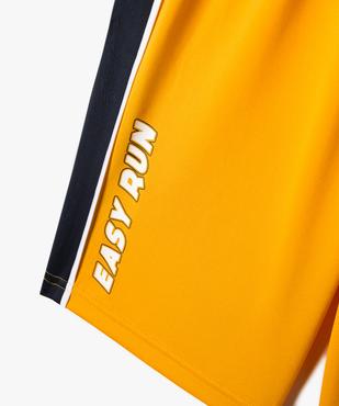 Bermuda de sport en maille légère à taille élastiquée garçon vue2 - GEMO (ENFANT) - GEMO