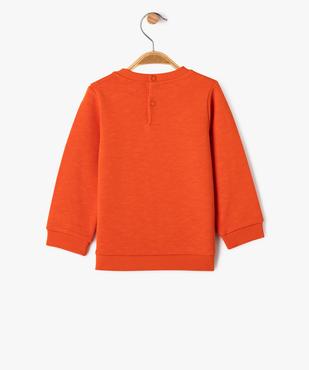 Sweat avec motif dinosaure bébé garçon vue3 - GEMO(BEBE DEBT) - GEMO