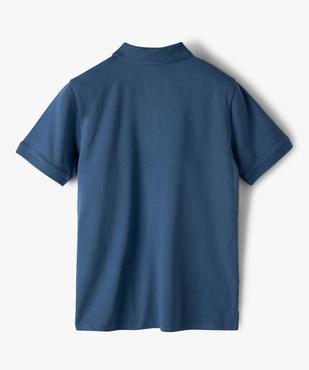 Polo garçon multicolore à manches courtes vue3 - GEMO (ENFANT) - GEMO