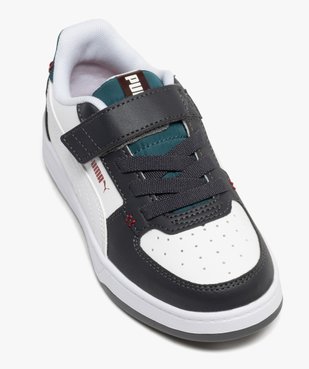 Baskets tricolores fermeture scratch garçon - Skaterider Puma vue5 - PUMA - GEMO