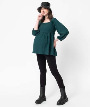Pantalon de grossesse avec boutons fantaisie vue5 - GEMO (MATER) - GEMO