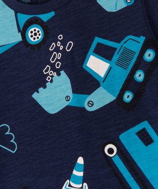 Tee-shirt à manches courtes assortis bébé garçon (lot de 3) vue2 - GEMO(BEBE DEBT) - GEMO