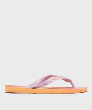 Tongs avec fines brides et semelle multicolore Top femme - Havaianas vue2 - HAVAIANAS - GEMO