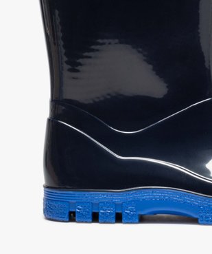 Bottes de pluie garçon à semelle crantée colorée vue6 - GEMO (ENFANT) - GEMO