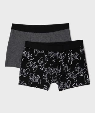 Boxer en coton stretch garçon (lot de 2) vue1 - GEMO 4G GARCON - GEMO
