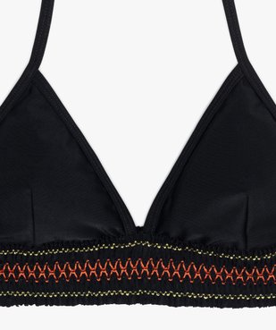 Haut de maillot de bain fille forme triangle vue2 - GEMO (JUNIOR) - GEMO