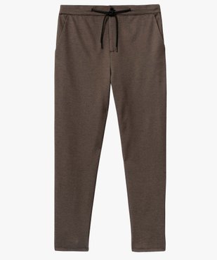 Pantalon homme en maille piquée vue4 - GEMO (HOMME) - GEMO