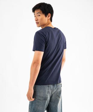 Tee-shirt manches courtes avec motif montagne homme vue3 - GEMO (HOMME) - GEMO