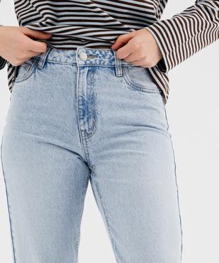 Jean mom taille haute femme vue2 - GEMO(FEMME PAP) - GEMO