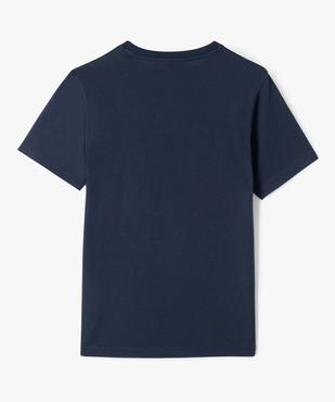 Tee-shirt manches courtes en coton imprimé garçon vue3 - GEMO 4G GARCON - GEMO
