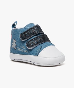 Chaussures de naissance avec brides pailletées - Lulu Castagnette vue2 - LULUCASTAGNETTE - GEMO