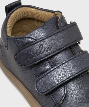 Chaussures premiers pas en cuir à scratch bébé fille - LuluCastagnette vue6 - LULUCASTAGNETTE - GEMO