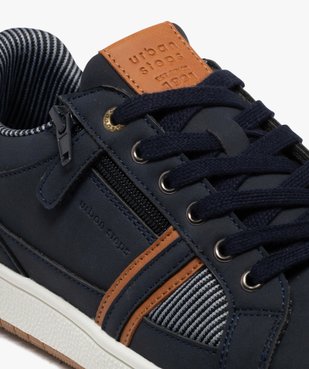 Baskets basses à lacets au look urbain homme vue7 - URBAN STEPS - GEMO