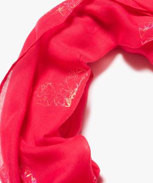 Foulard fille snood à cœurs irisés vue2 - GEMO 4G FILLE - GEMO