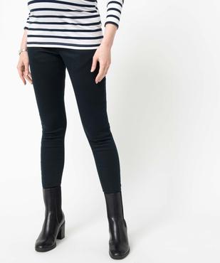 Jean de grossesse coupe slim avec bandeau élastiqué vue1 - GEMO (MATER) - GEMO