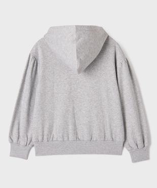 Sweat à capuche à motifs pois pailletés fille vue4 - GEMO (JUNIOR) - GEMO