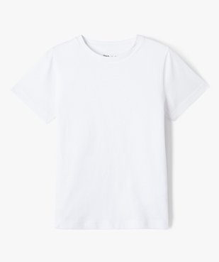 Tee-shirt à manches courtes uni garçon vue1 - GEMO 4G GARCON - GEMO