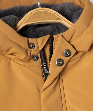Parka à capuche doublée fourrure imitation bébé garçon vue3 - GEMO(BEBE DEBT) - GEMO