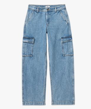 Jean coupe cargo avec poches à rabat femme vue4 - GEMO 4G FEMME - GEMO