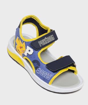 Sandales à scratch imprimées Pikachu garçon - Pokémon vue5 - POKEMON - GEMO