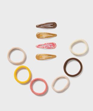 Accessoires cheveux fille (lot de 10) vue1 - GEMO (ACCESS) - GEMO