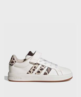 Baskets Grand Court 3.0 à motifs léopard fille - Adidas vue1 - ADIDAS - GEMO