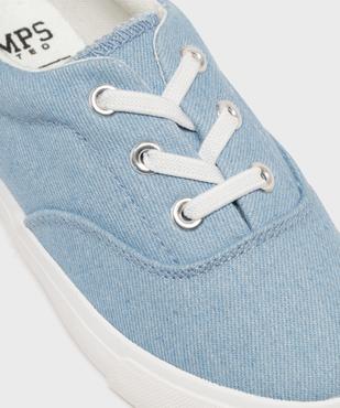 Tennis en toile avec lacets élastiques garçon - Camps United vue6 - CAMPS GEMO FOR GOOD - GEMO