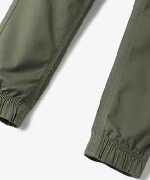 Pantalon jogger coupe slim garçon vue3 - GEMO 4G GARCON - GEMO