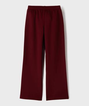 Pantalon de sport coupe large fille vue3 - GEMO (JUNIOR) - GEMO