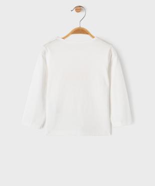 Tee-shirt manches longues imprimé bébé fille vue3 - GEMO(BEBE DEBT) - GEMO