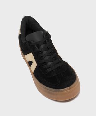 Baskets dessus cuir avec patchs léopard femme - Camps United vue5 - CAMPS - GEMO