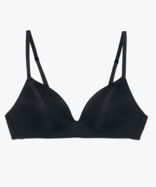 Soutien-gorge triangle sans armature à bonnets moulés vue4 - GEMO 4G FEMME - GEMO