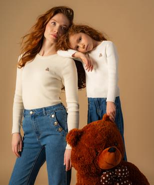 Pull en maille côtelée fille - LuluCastagnette vue5 - LULUCASTAGNETTE - GEMO