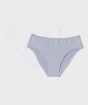 Culotte en microfibre pailletée sans coutures fille (lot de 2) vue1 - GEMO (JUNIOR) - GEMO