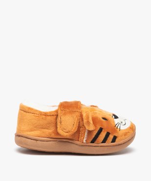 Chaussons garçon en forme de tigre fermeture scratch vue2 - GEMO (ENFANT) - GEMO