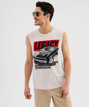Débardeur avec motif voiture homme - Fast & Furious vue1 - FAST AND FURIOUS - GEMO