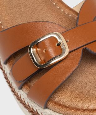 Sandales à brides sur semelle compensée femme - Valentina Baldano vue6 - VALENTINA BALDA - GEMO