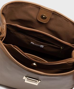 Sac besace multicompartiment à bandoulière amovible femme vue3 - GEMO (ACCESS) - GEMO
