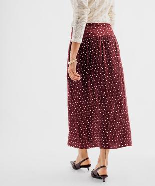 Jupe longue smockée femme vue3 - GEMO(FEMME PAP) - GEMO