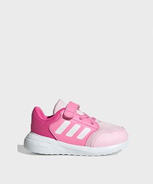 Baskets basses à scratch et lacets élastiques fille - Adidas vue1 - ADIDAS - GEMO