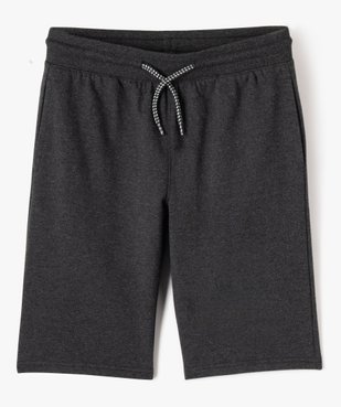 Bermuda en maille à taille élastiquée garçon vue1 - GEMO (JUNIOR) - GEMO