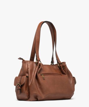 Sac à main grand format multipoche vue2 - GEMO (ACCESS) - GEMO