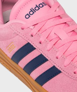 Baskets en cuir avec semelle plateforme VL Court Bold femme - Adidas vue6 - ADIDAS - GEMO