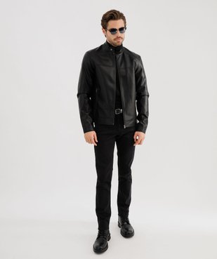 Jean slim en denim de coton stretch homme vue4 - GEMO 4G HOMME - GEMO