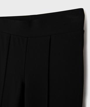 Pantalon flare en viscose stretch à ceinture élastique fille vue2 - GEMO 4G FILLE - GEMO