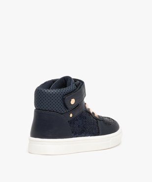Baskets fille semi-montantes unies à sequins vue4 - GEMO (ENFANT) - GEMO
