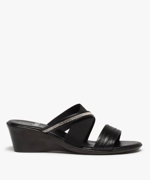 Sandale femme confort multi-brides forme mule vue1 - GEMO (CONFORT) - GEMO